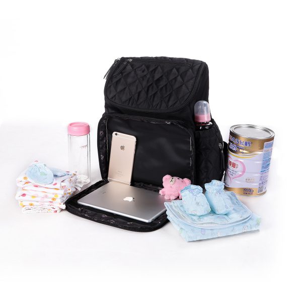 Fashionable mother bag multi-functional backpack imported mommy bag large-capacity mother and baby bag