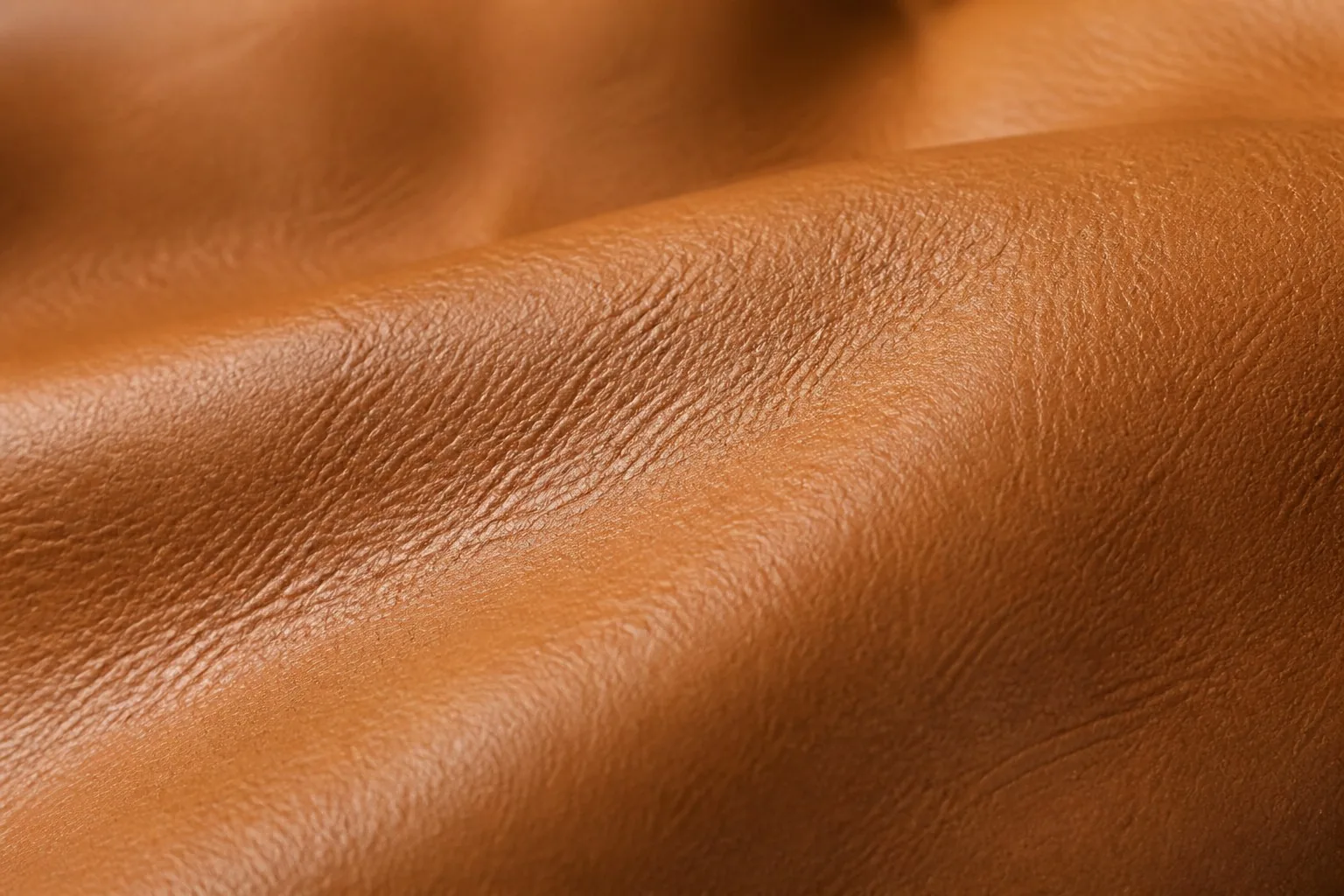 Close-up of soft sheepskin leather with fine delicate grain